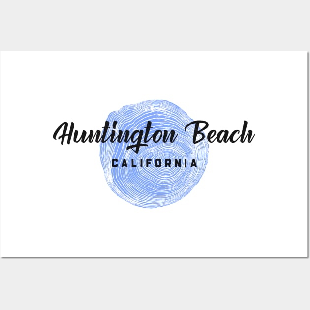 Huntington Beach Wall Art by Clipperton